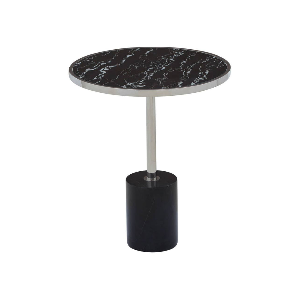 Marble Chrome End Table