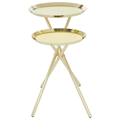 Metallic Modern Side Table