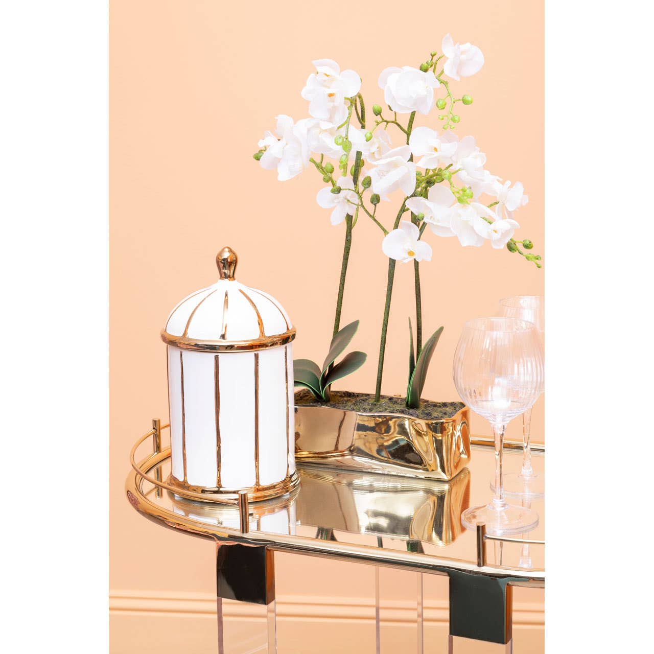 Luxe Gold Drinks Trolley