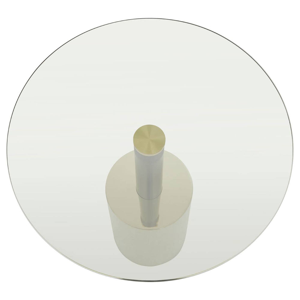 Elegant Glass & Gold End