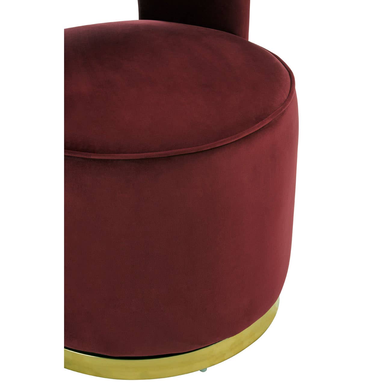 Luxe Wine Velvet Chair