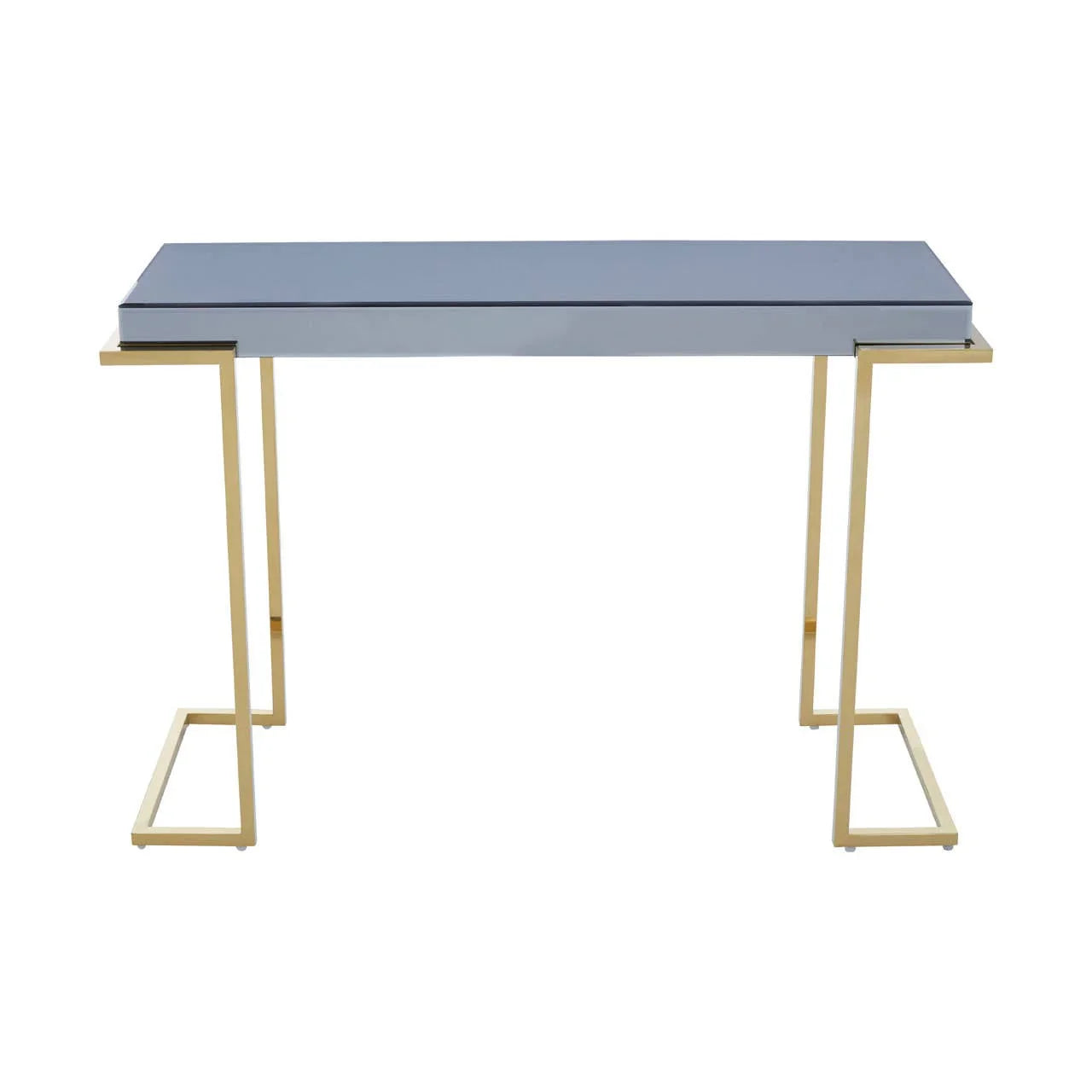 Glam Grey Glass Console