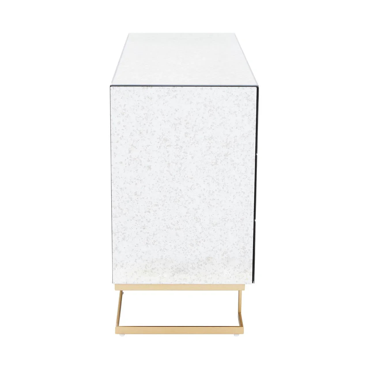 Reflective Antique Mirrored Drawer Chest