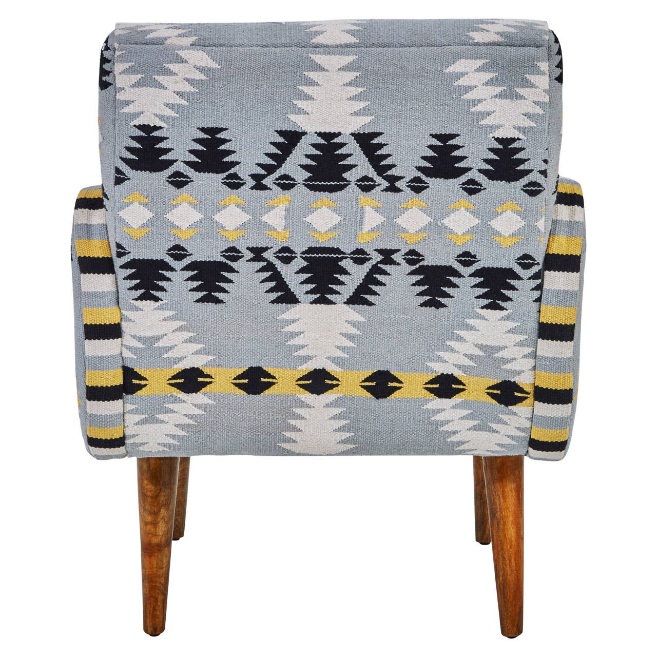 Geometric Pattern Accent Armchair
