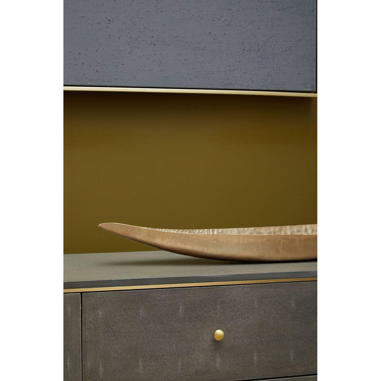 Luxe Grey Media Storage Unit