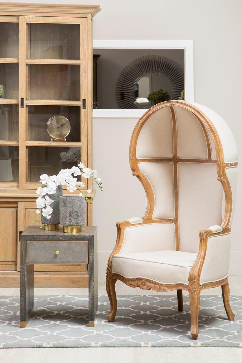 Luxe Cream Dome Chair