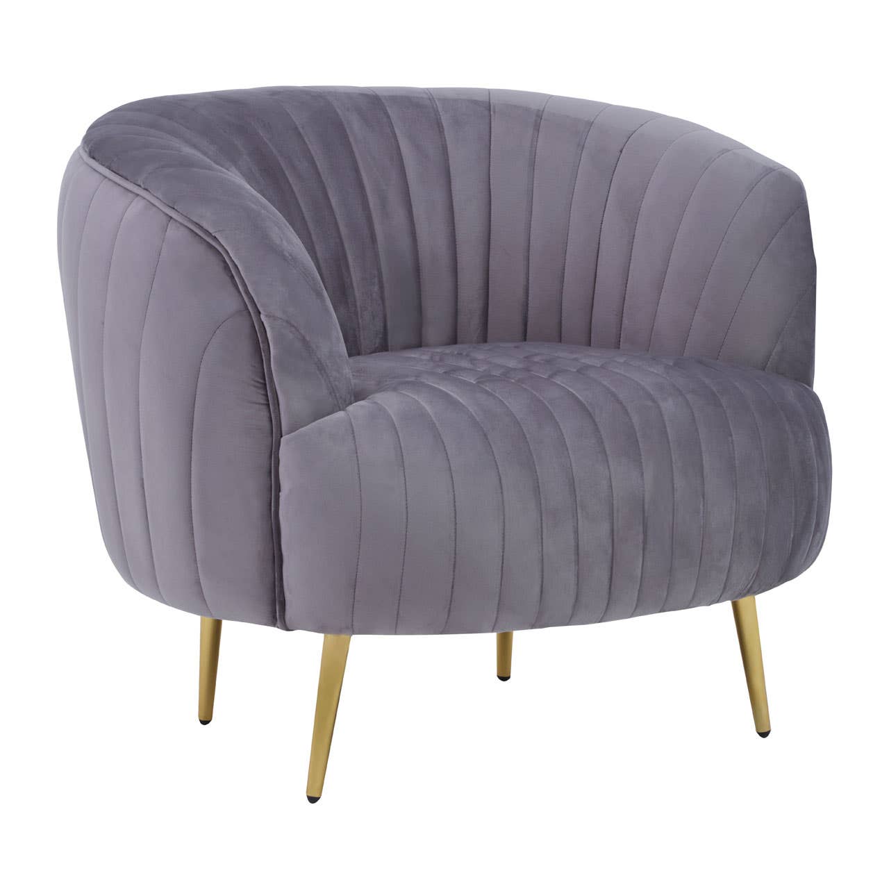 Luxe Velvet Barrel Chair