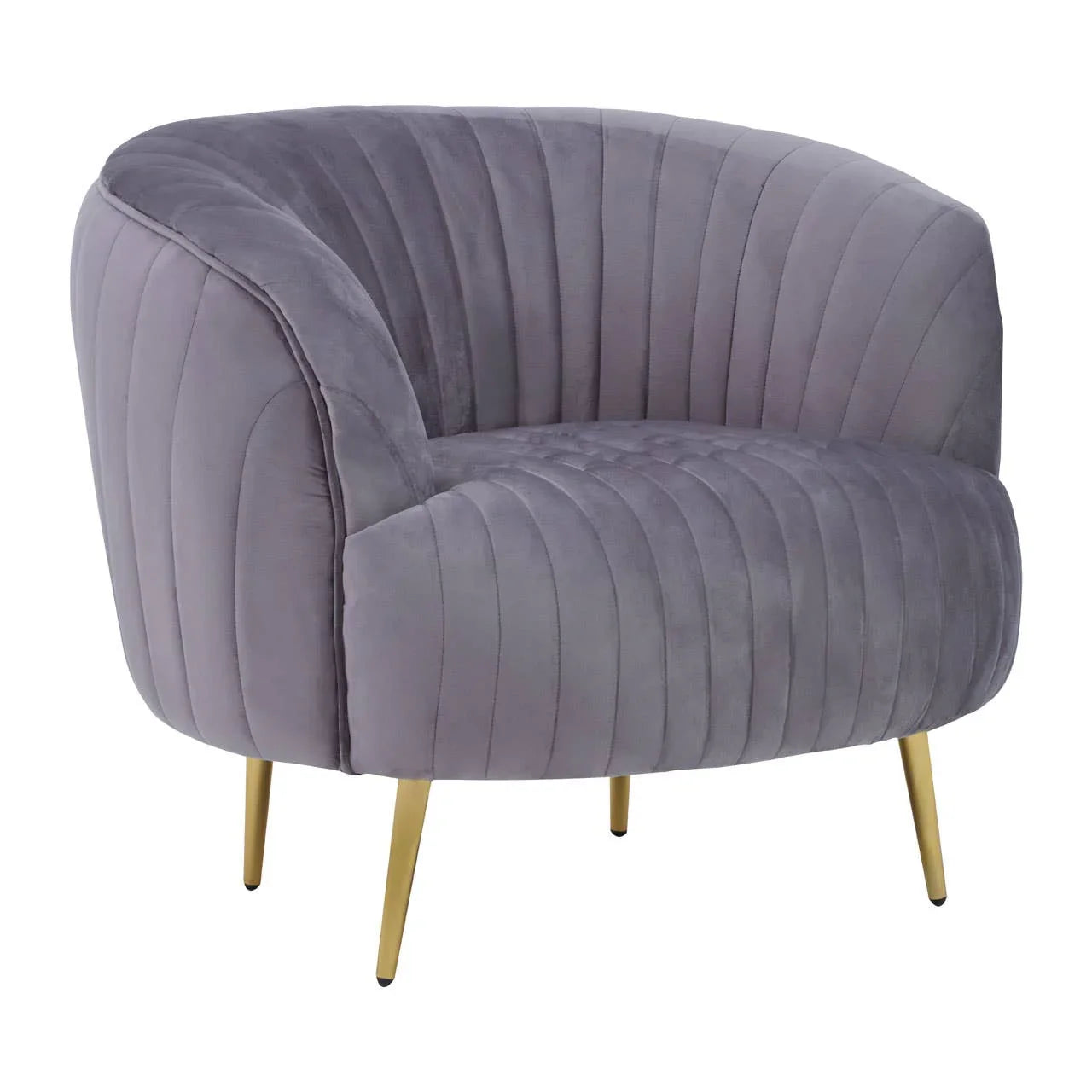 Luxe Velvet Barrel Chair