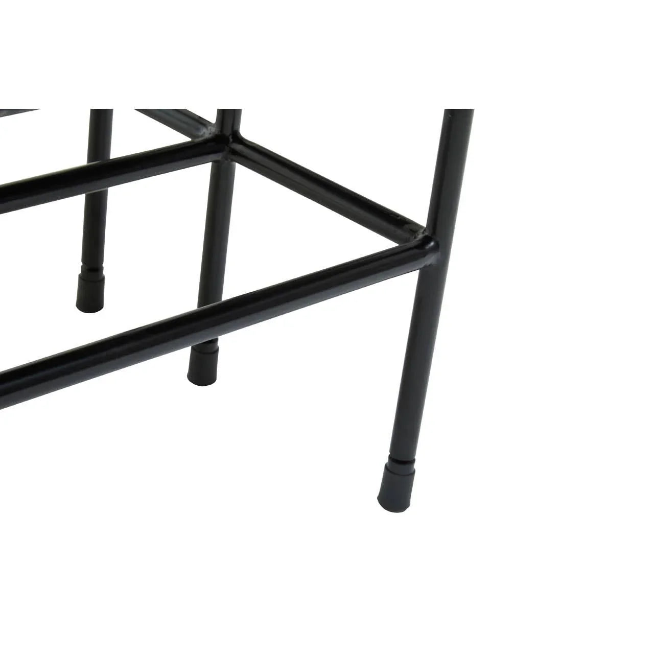 Geometric Black Oak Coffee Table