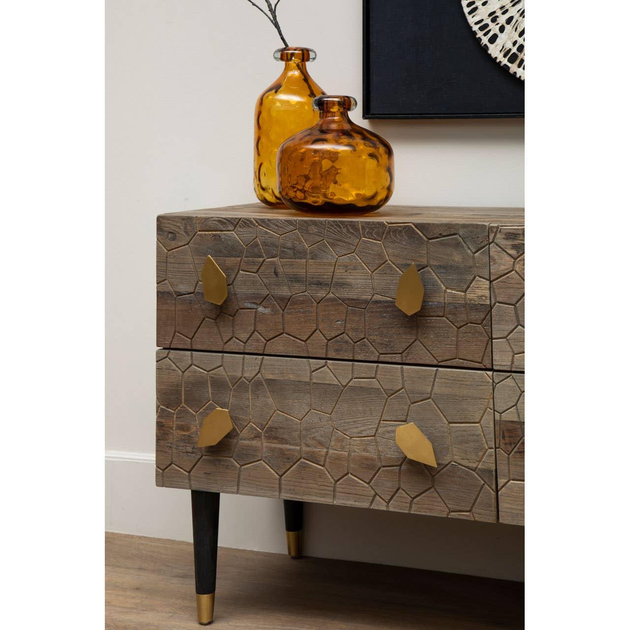 Rustic Elm Drawer Storage