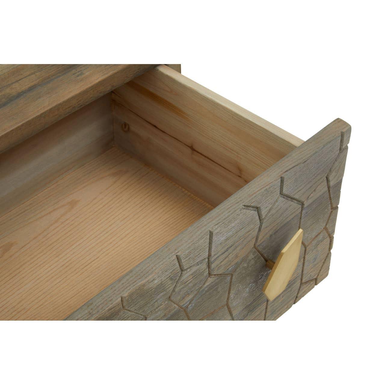 Rustic Elm Drawer Storage