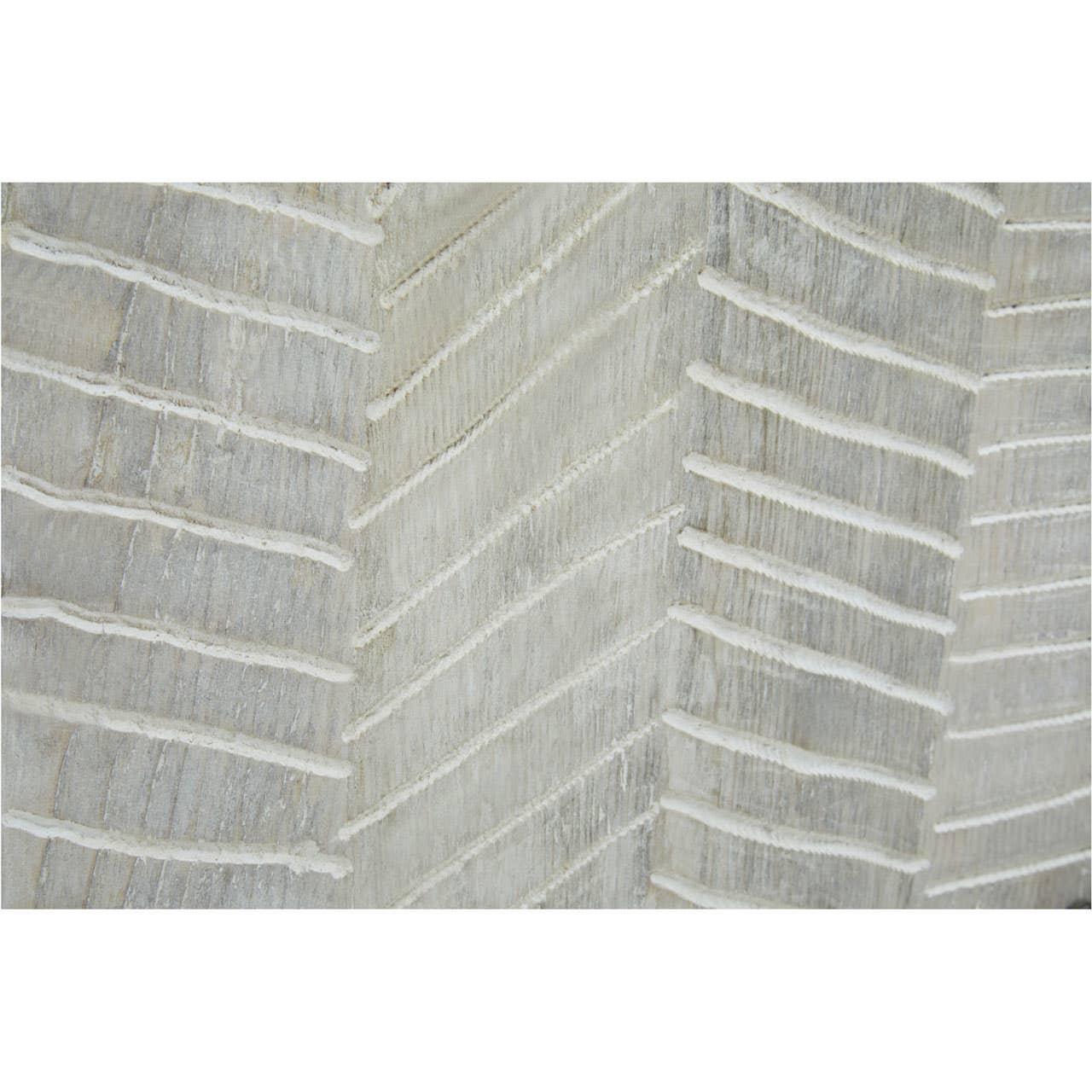 Rustic Charm Pine Wood Sideboard with Iron Frame