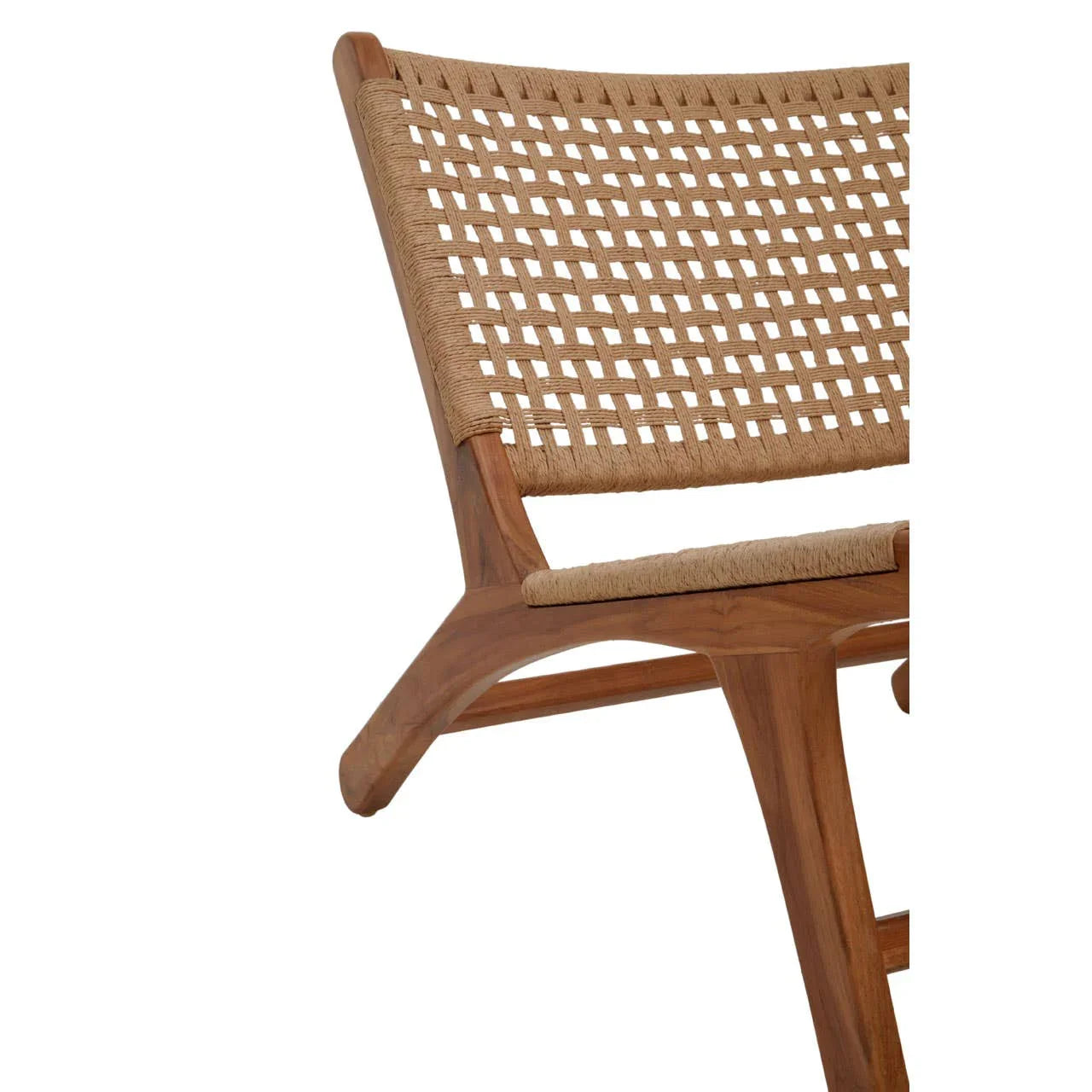 Teak Weave Lounge Chair