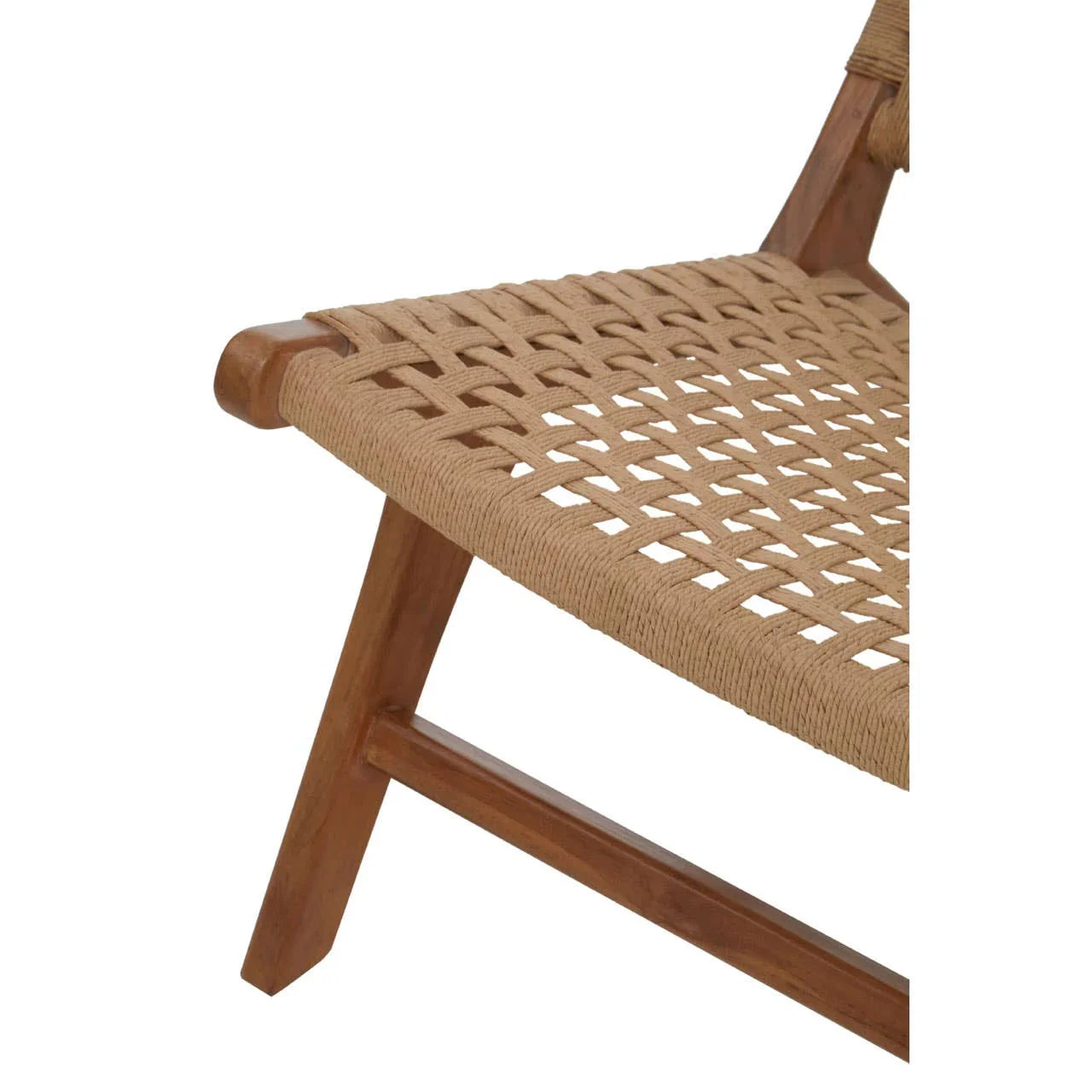 Teak Weave Lounge Chair