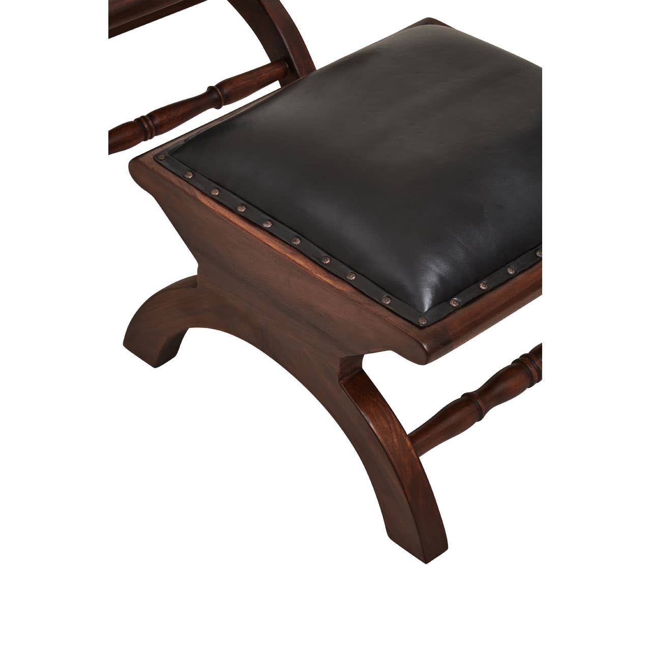 Luxe Teak Leather Lounge Set