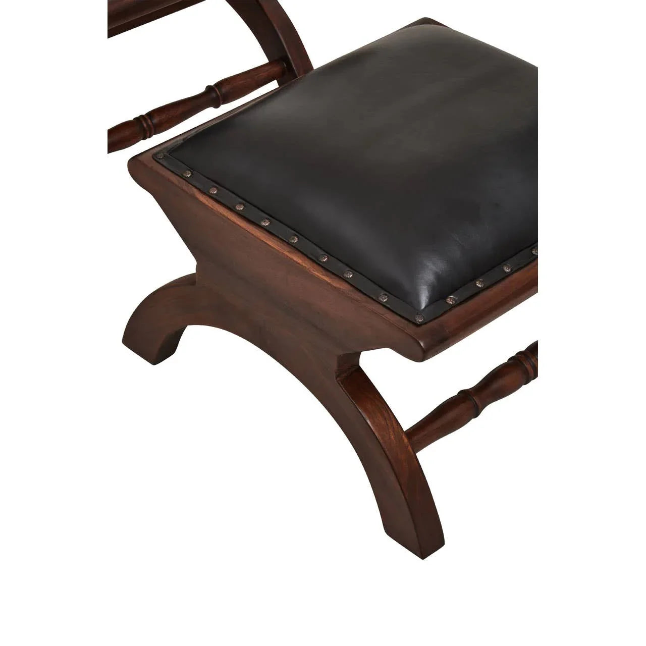 Luxe Teak Leather Lounge Set
