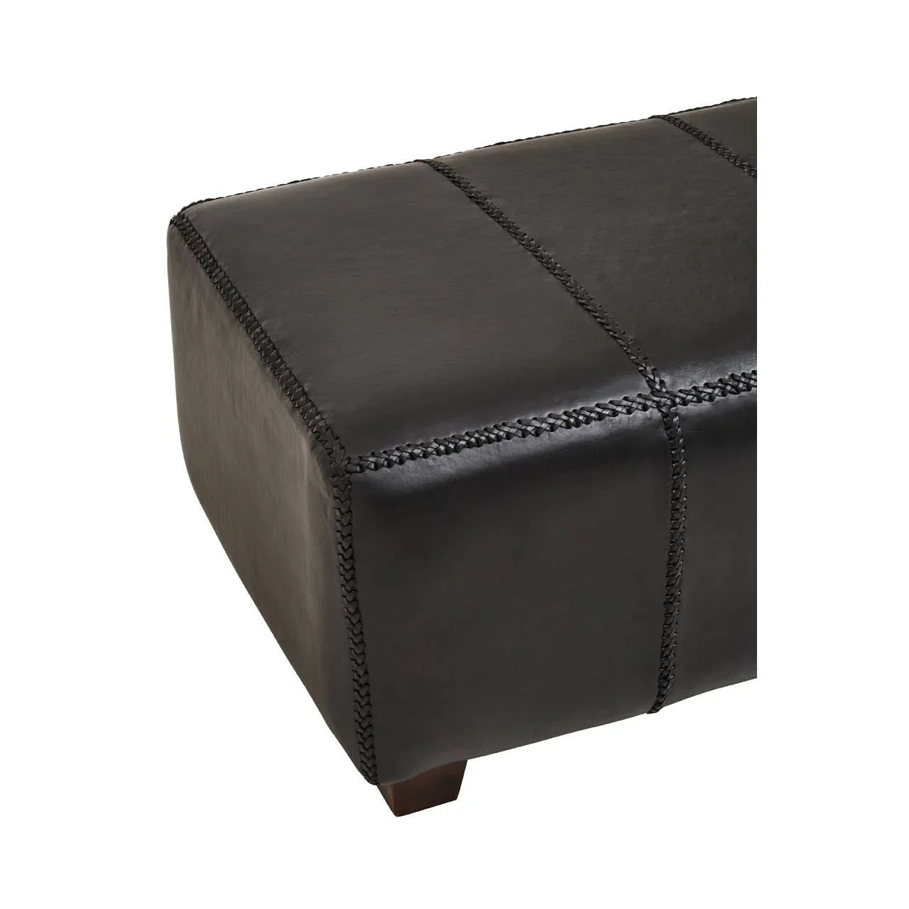 Luxe Leather Bench