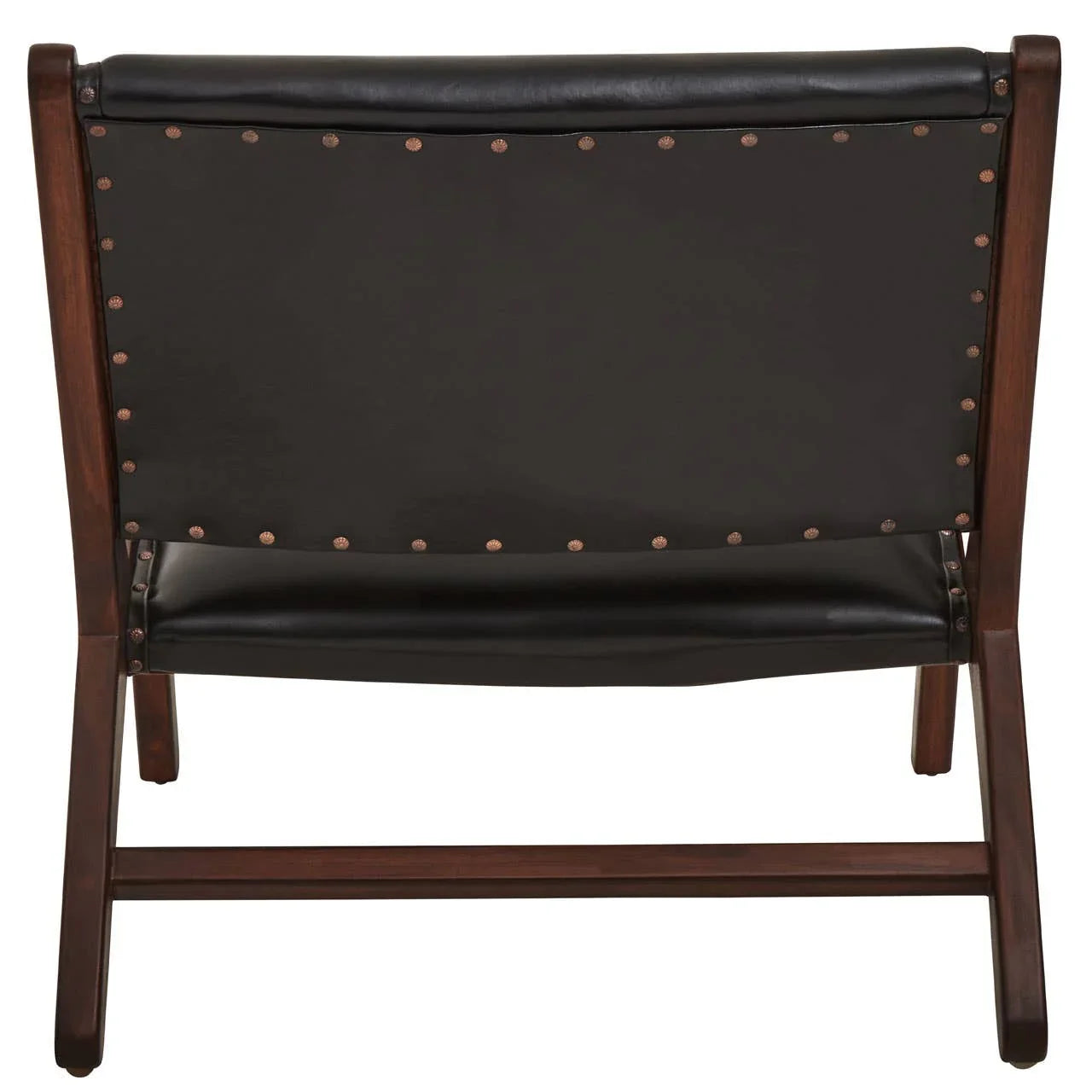Boho Leather Lounge Chair