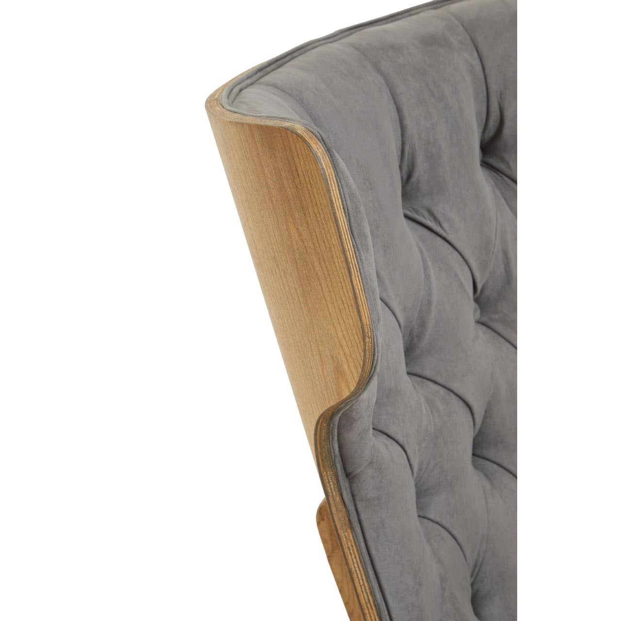 Modern Wingback Velvet Accent Chair