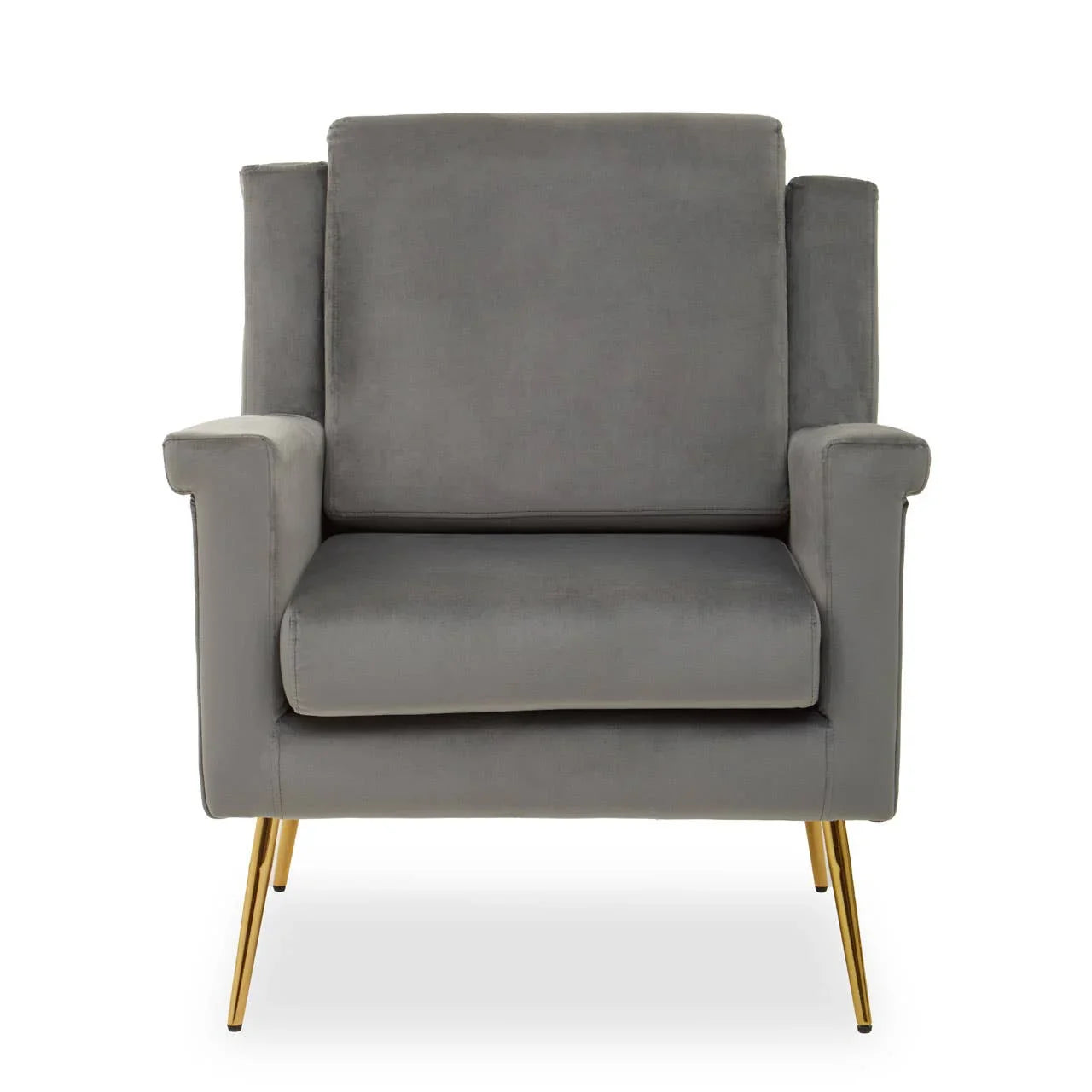 Luxe Velvet Gold Armchair