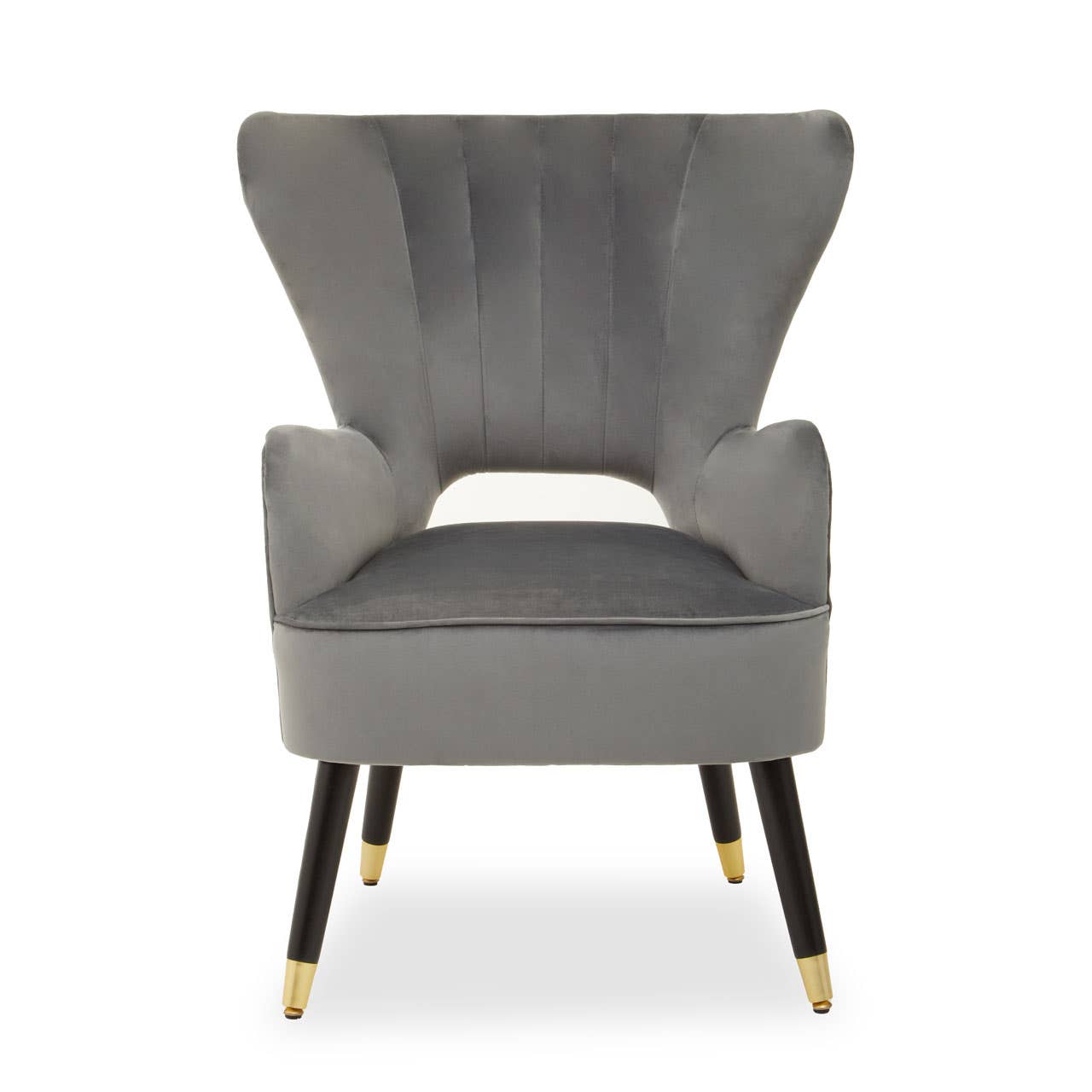 Luxe Velvet Wingback Armchair