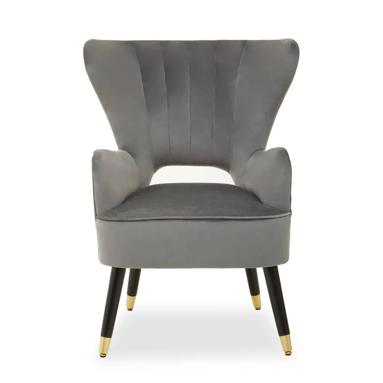Luxe Velvet Wingback Armchair