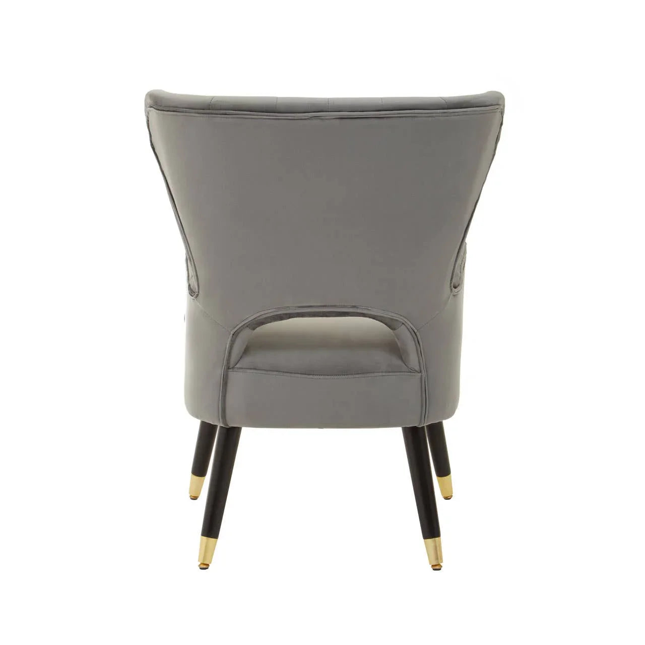 Luxe Velvet Wingback Armchair