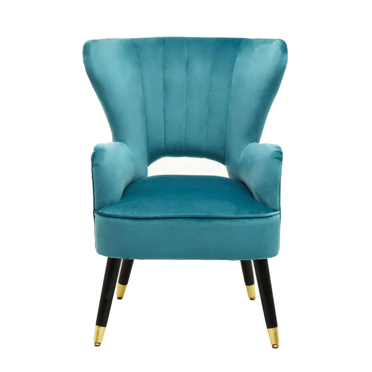 Luxe Green Velvet Accent Chair
