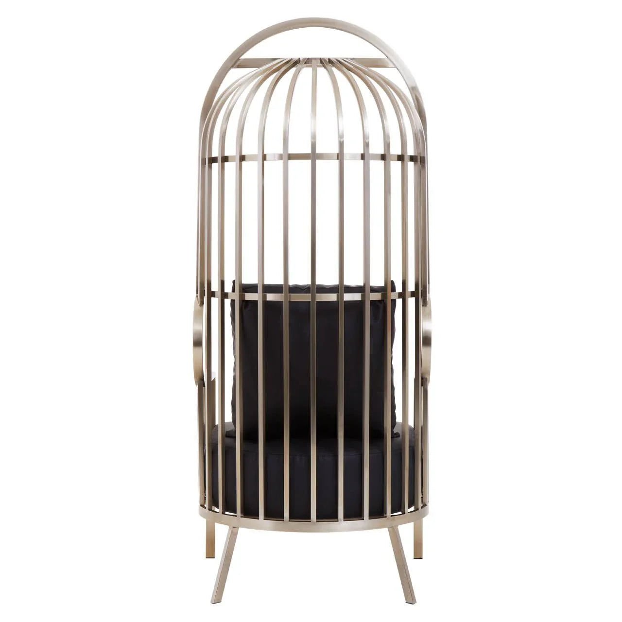 Glamour Silver Cage Chair