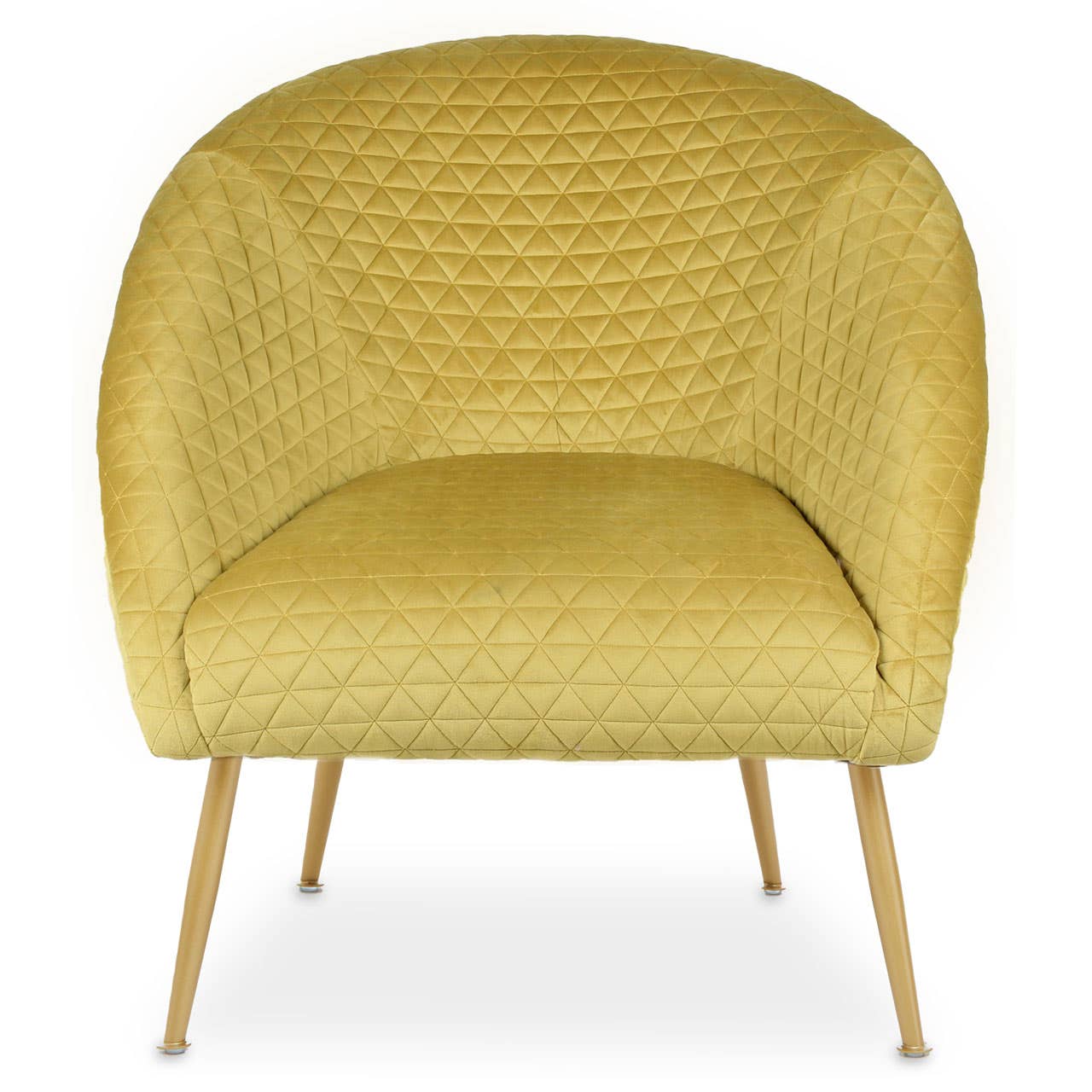 Luxe Gold Velvet Accent Chair