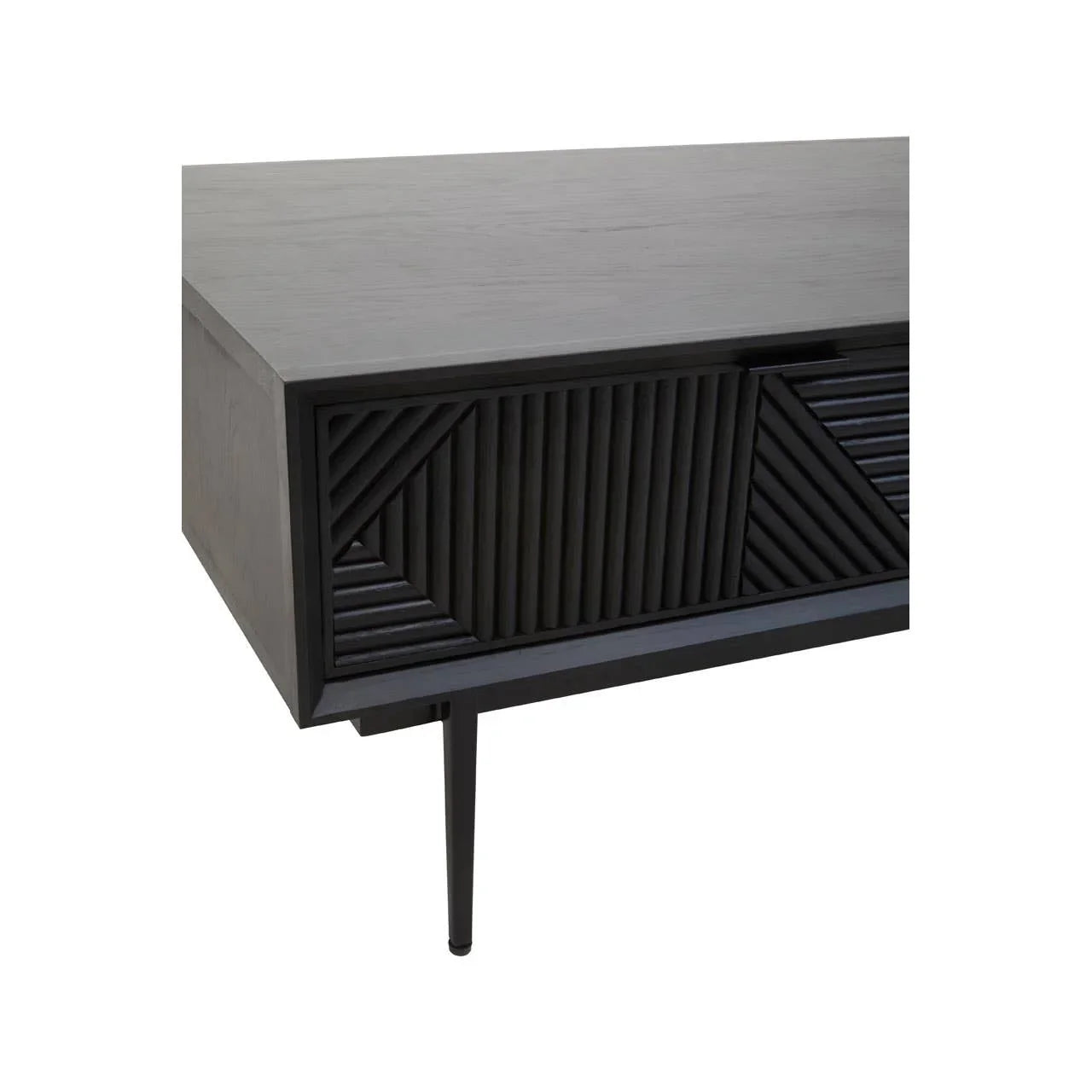 Geometric Black Coffee Table