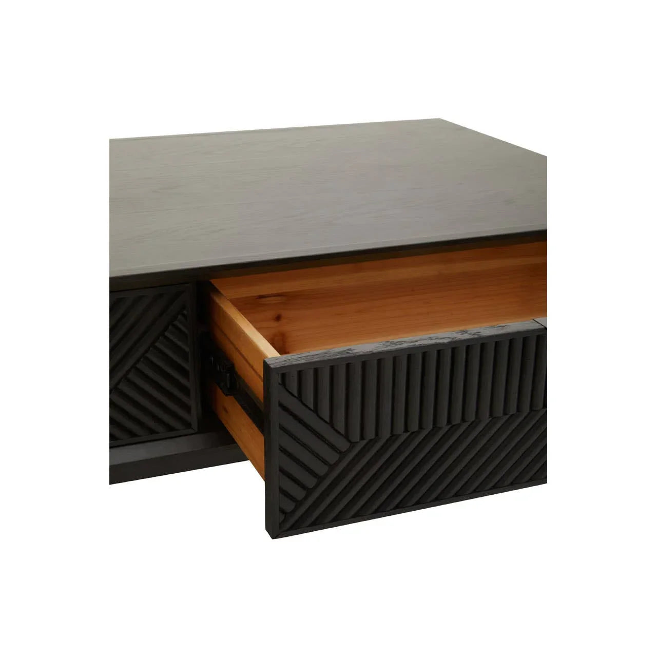 Geometric Black Coffee Table