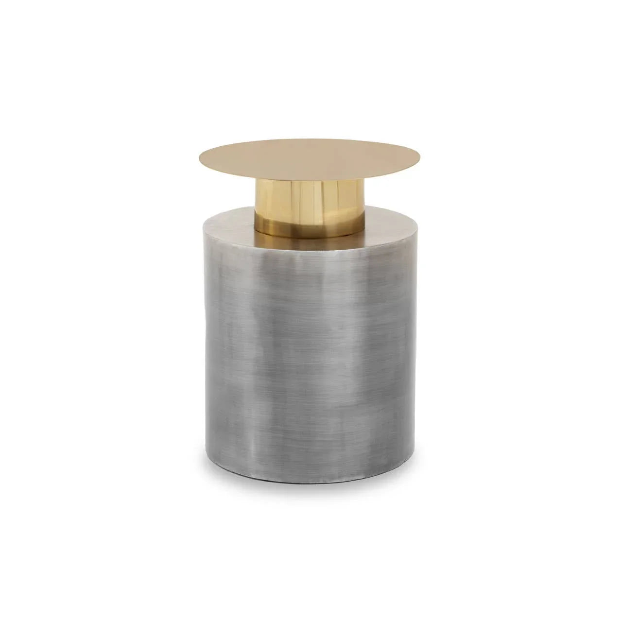 Geometric Metal Accent Table