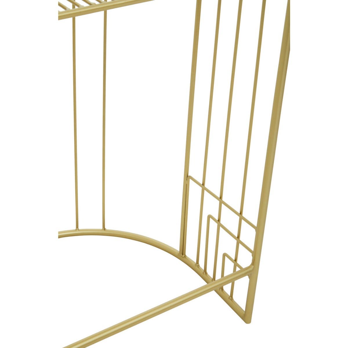 Luxe Wireframe Bar Chair