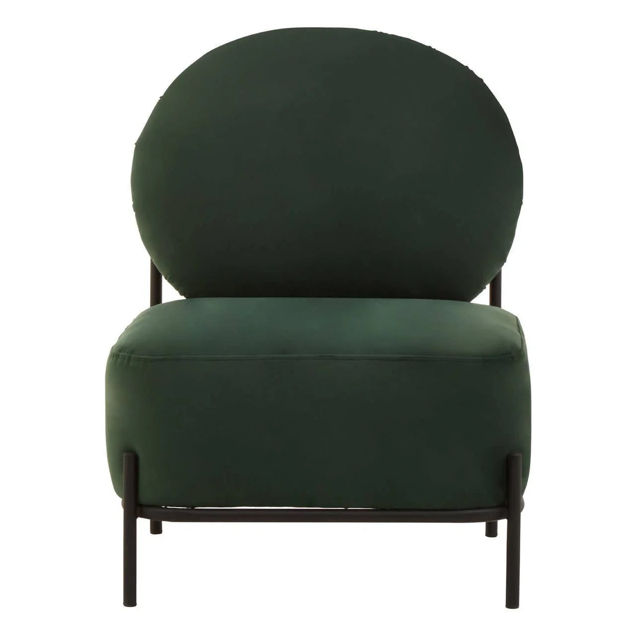 Luxe Green Velvet Accent Chair