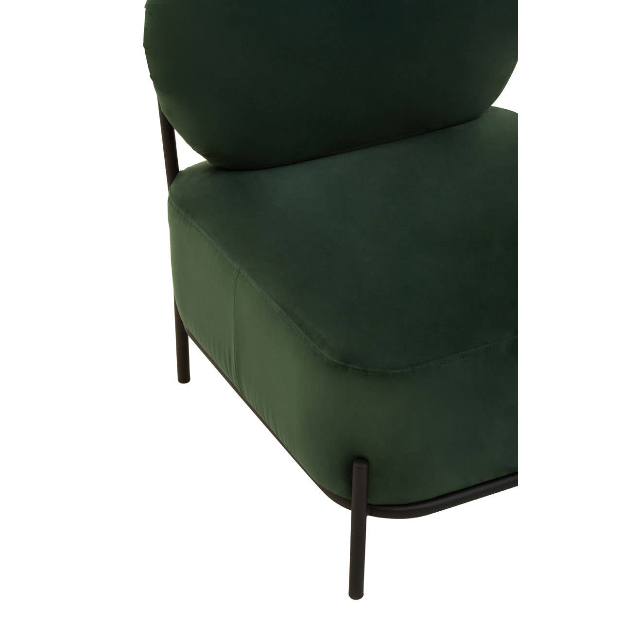 Luxe Green Velvet Accent Chair