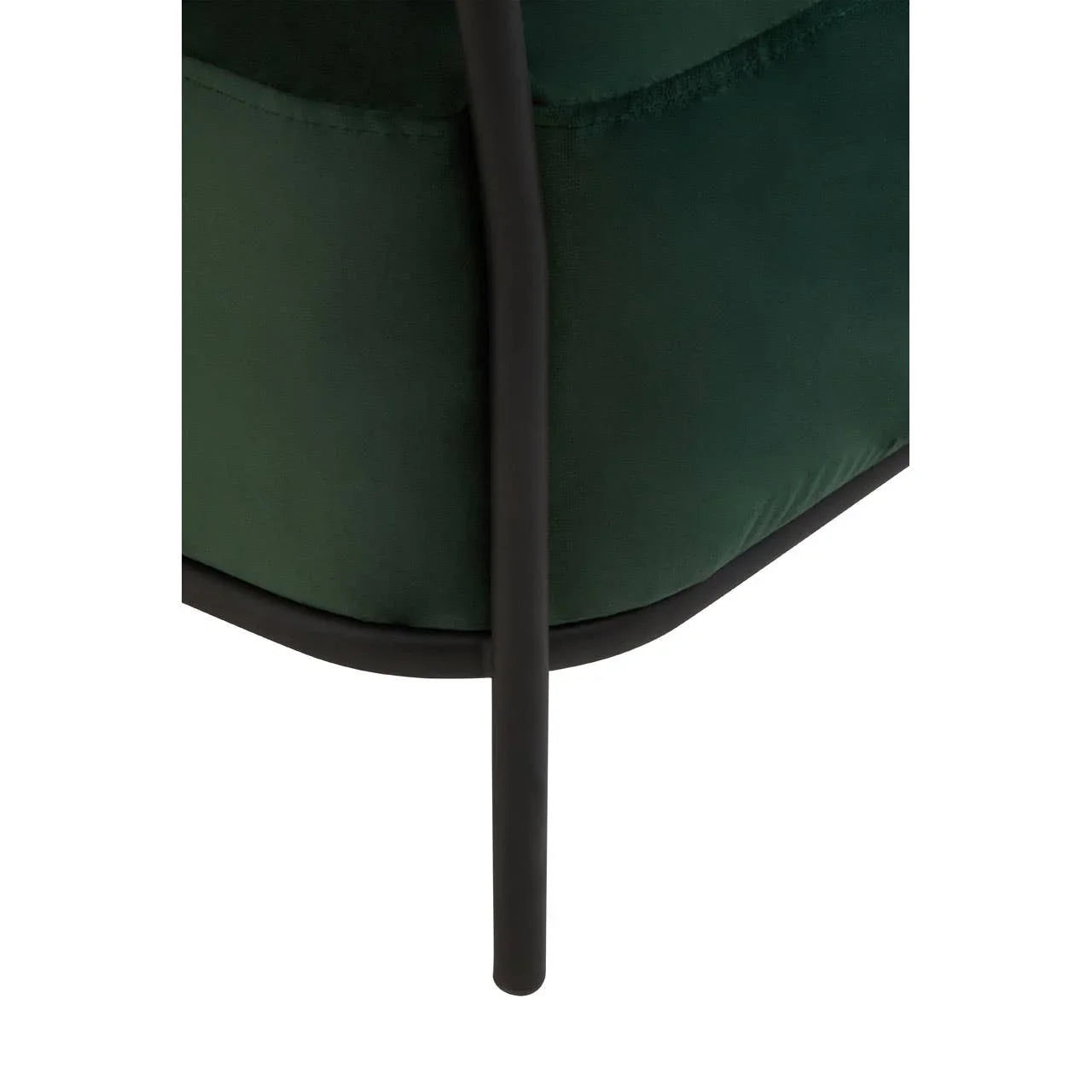 Luxe Green Velvet Accent Chair