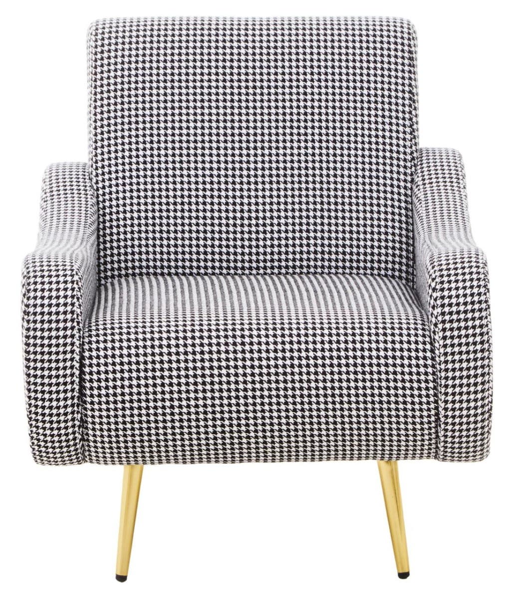 Chic Checked Armchair