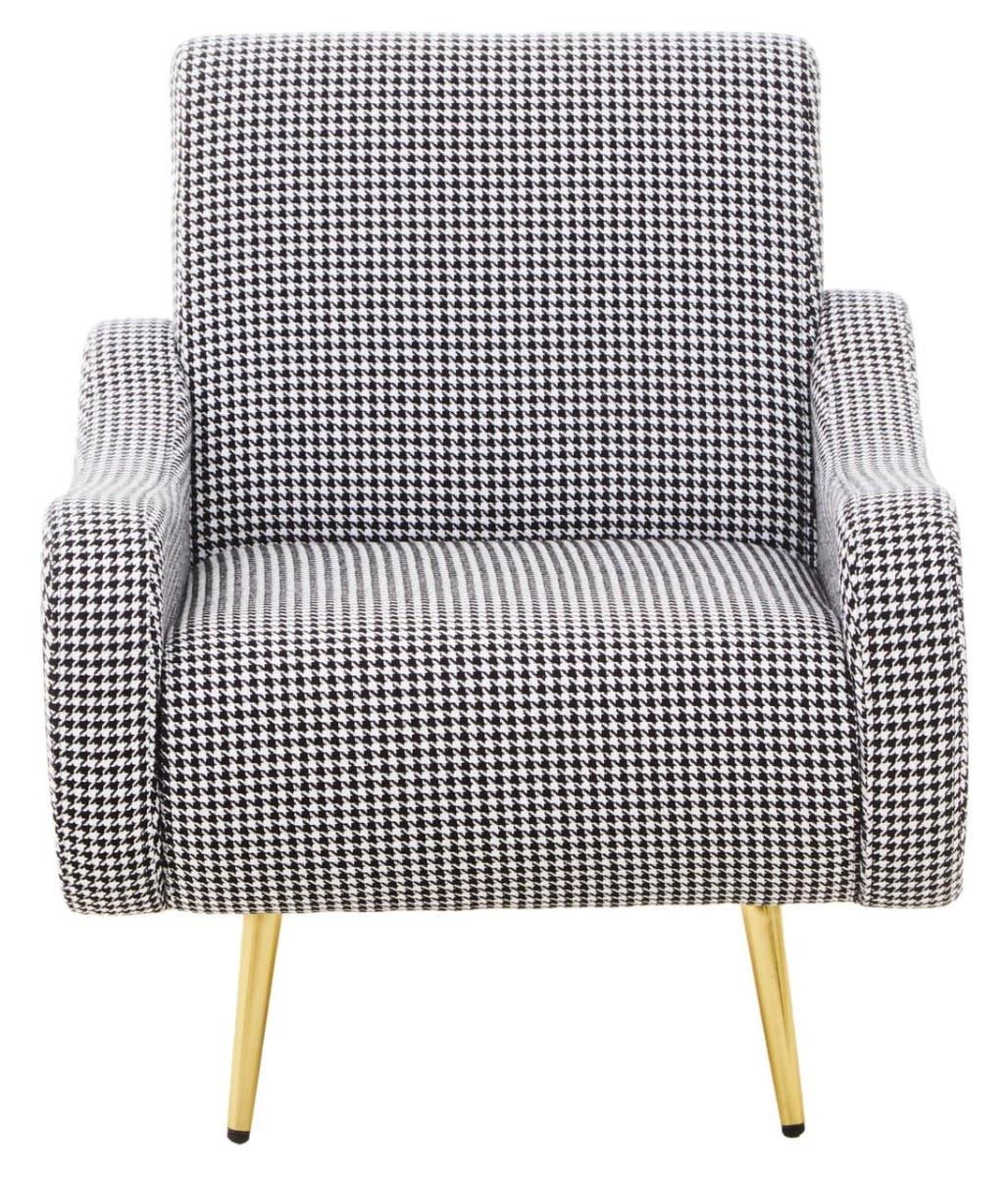 Chic Checked Armchair