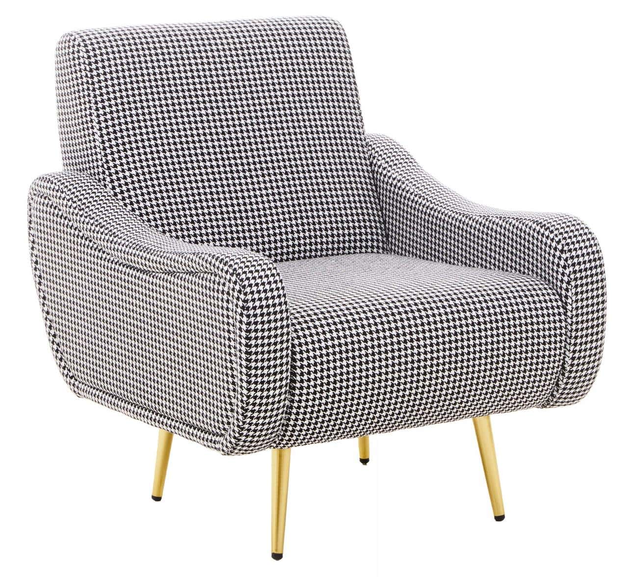 Chic Checked Armchair