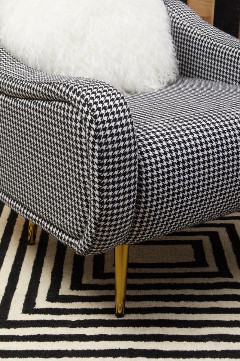 Chic Checked Armchair