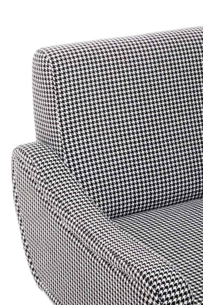 Chic Checked Armchair