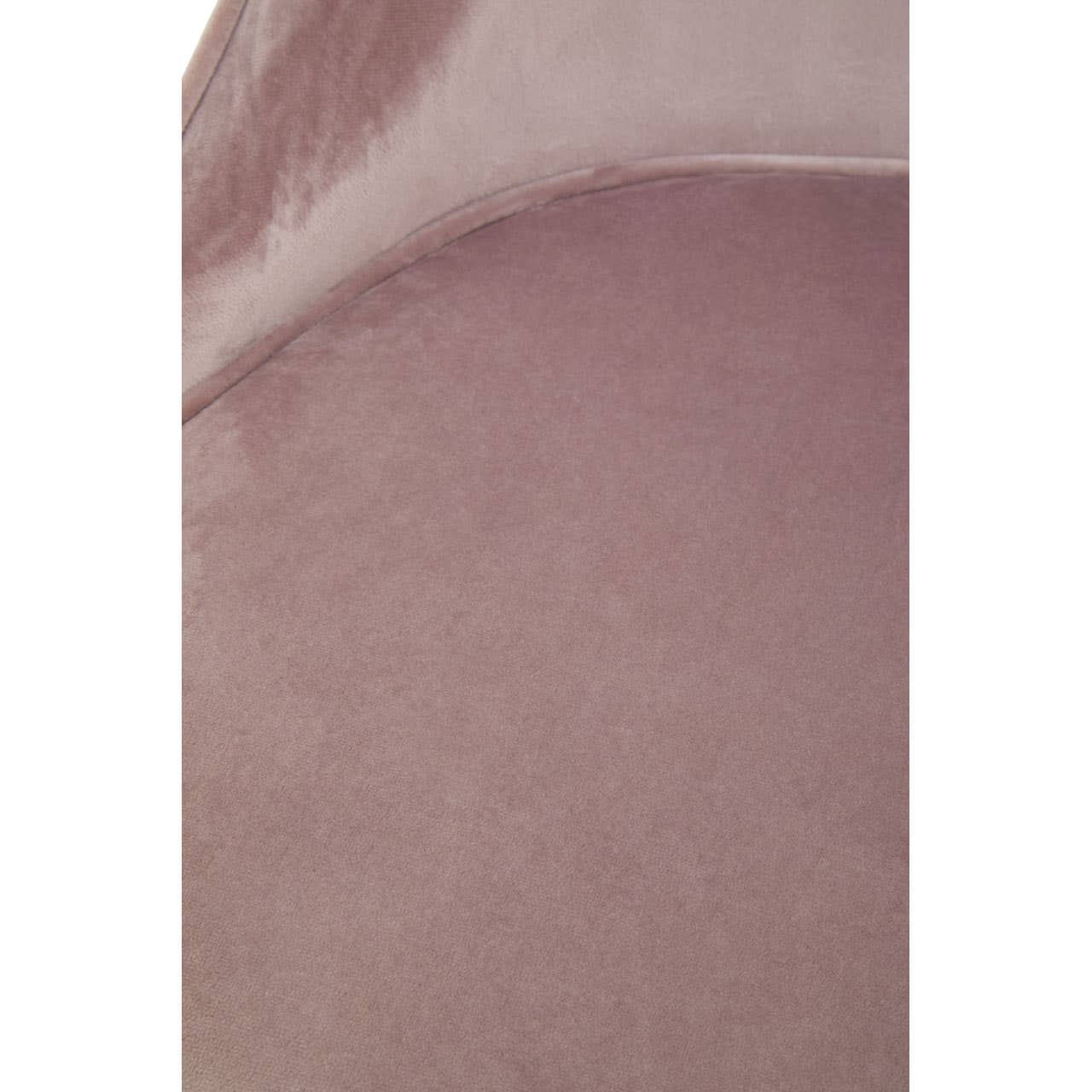 Luxe Pink Velvet Dining Chair