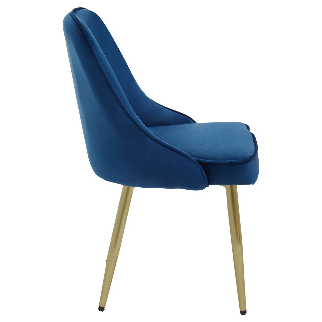 Luxe Midnight Velvet Dining Chair