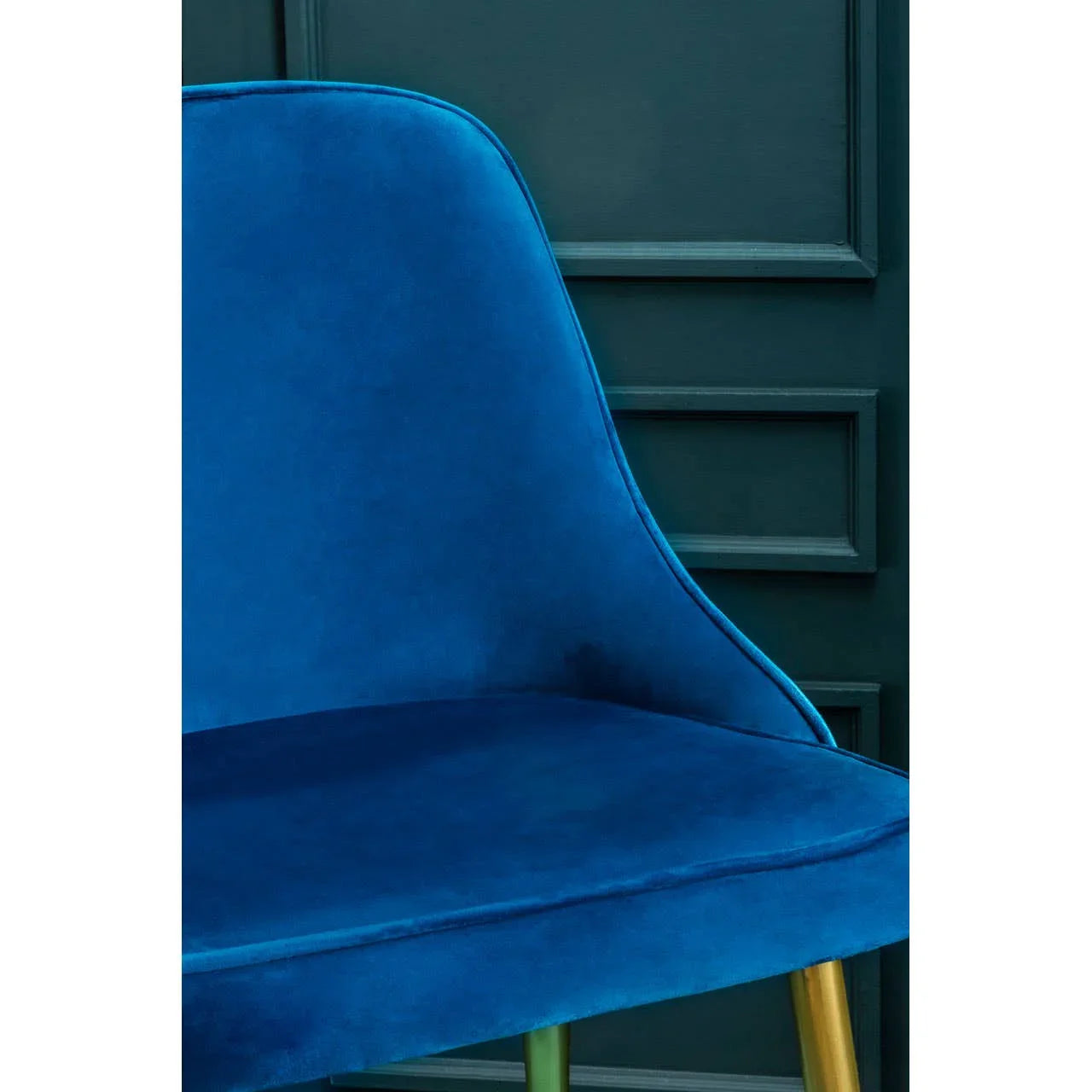 Luxe Midnight Velvet Dining Chair