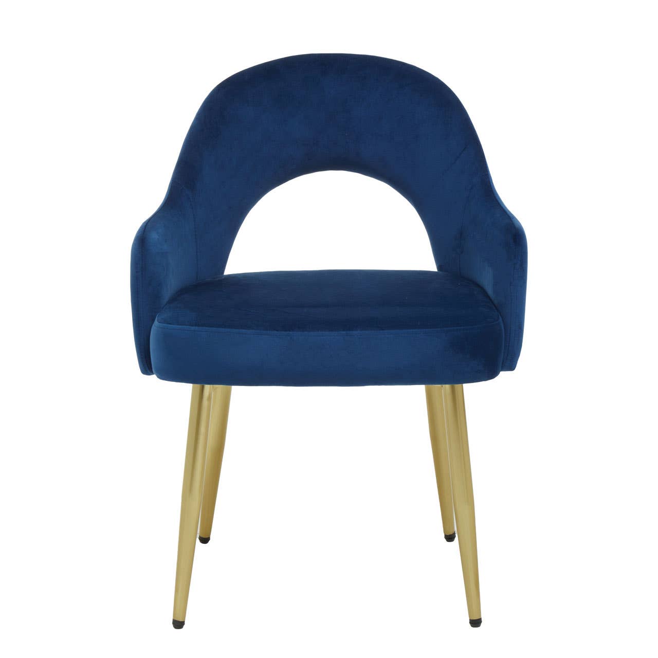 Luxe Midnight Velvet Dining Chair