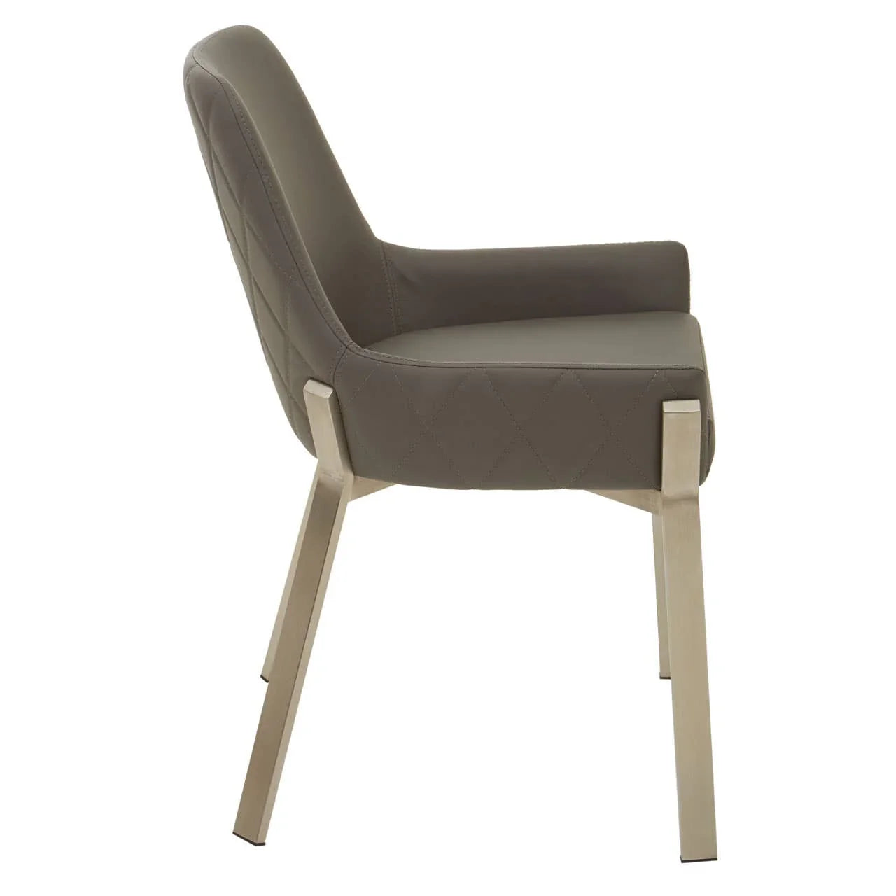 Sleek Flared Arm Chair