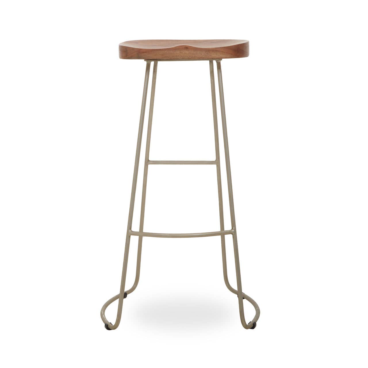 Rustic Wood Bar Stool