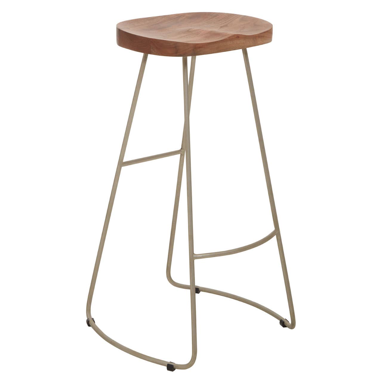 Rustic Wood Bar Stool