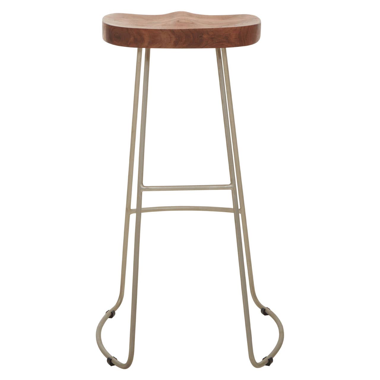 Rustic Wood Bar Stool